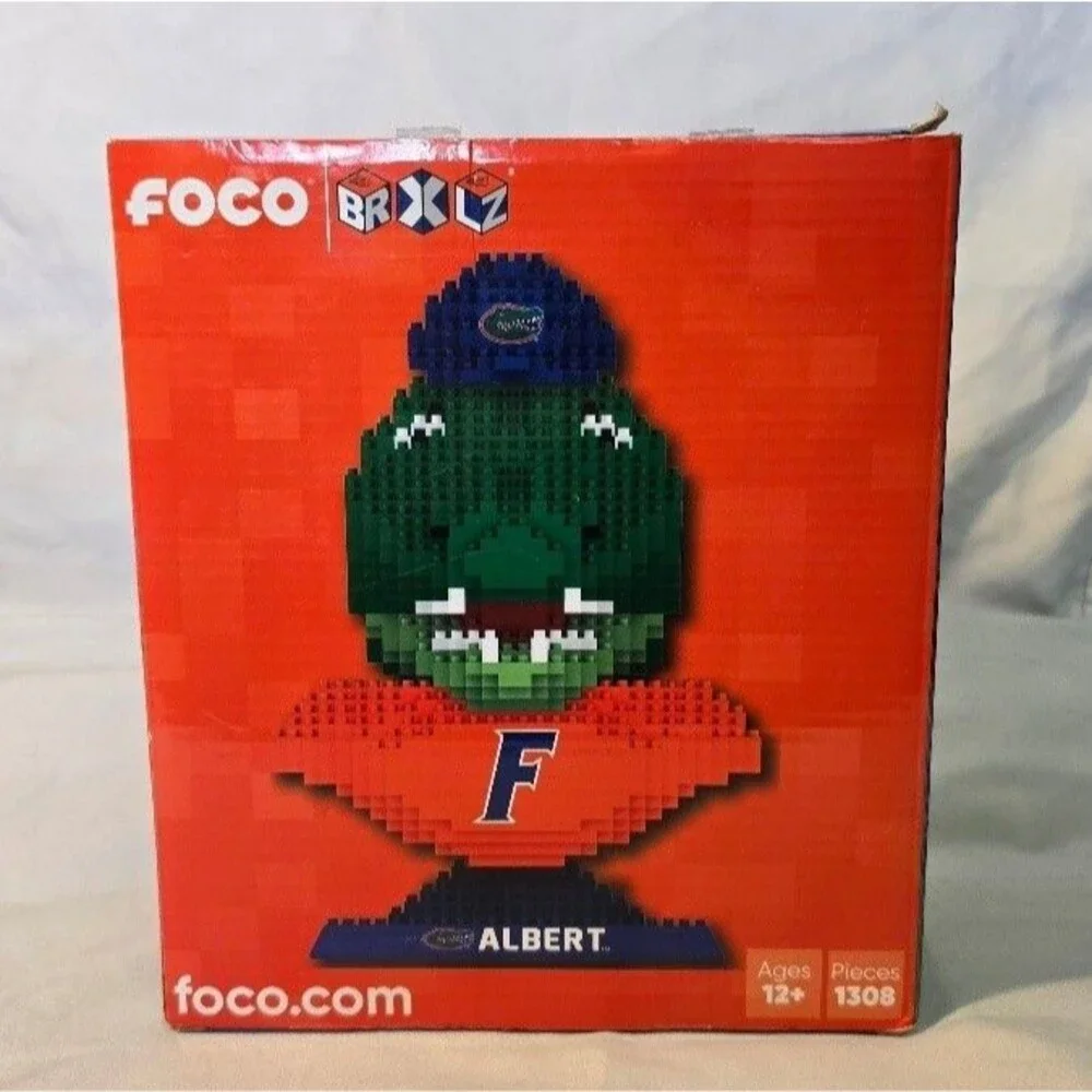 FOCO BRXLZ Albert Florida Gators 3D Puzzle Mascot Bust Building Blocks